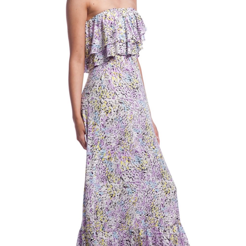 Tbags Los Angeles Layered Ruffle Maxi Dress (NWT!)